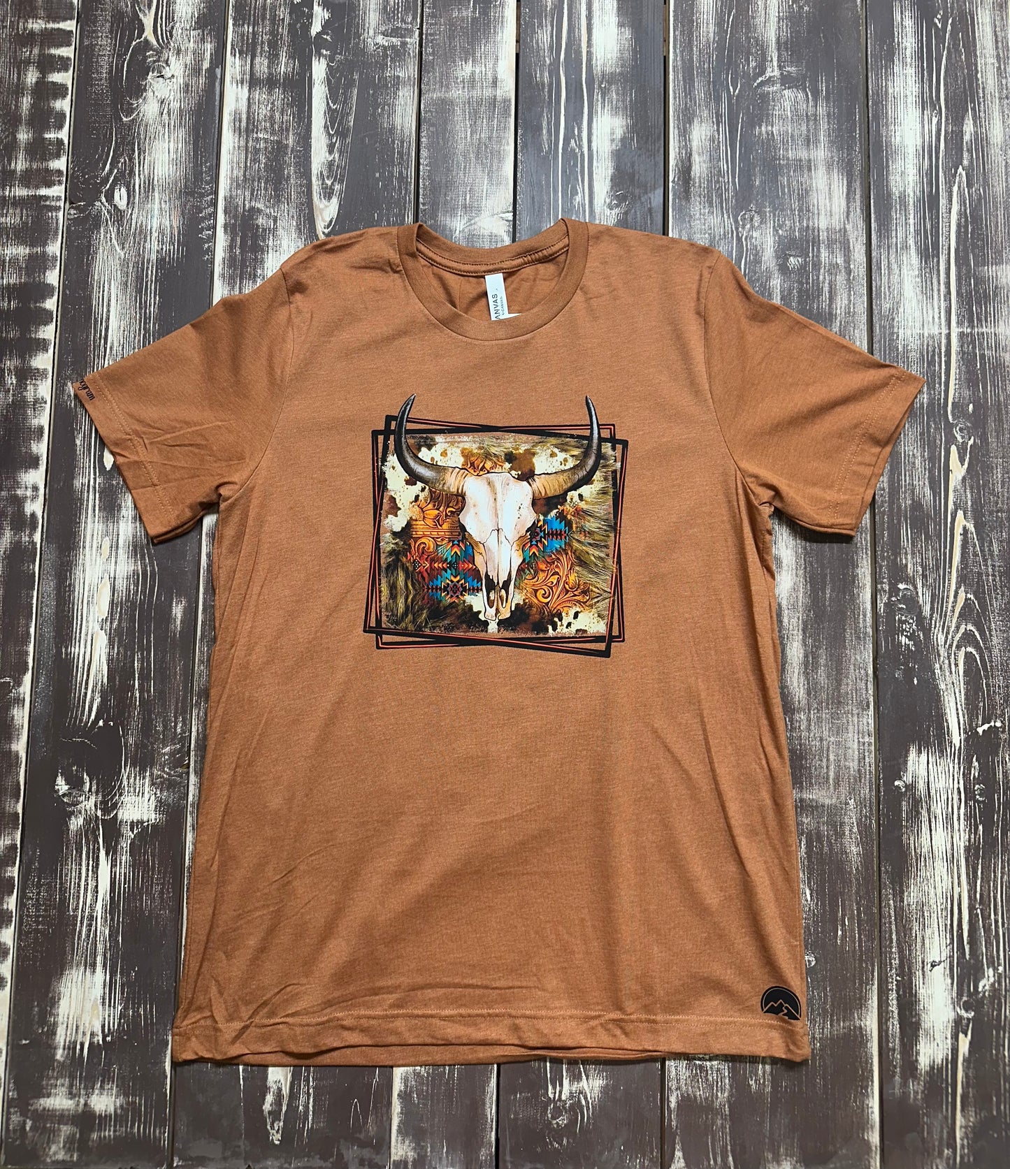 Presale - Western Aztec Skull Art T-Shirt
